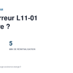 Code erreur L11-01 Orange : que faire si la TV est bloquée
